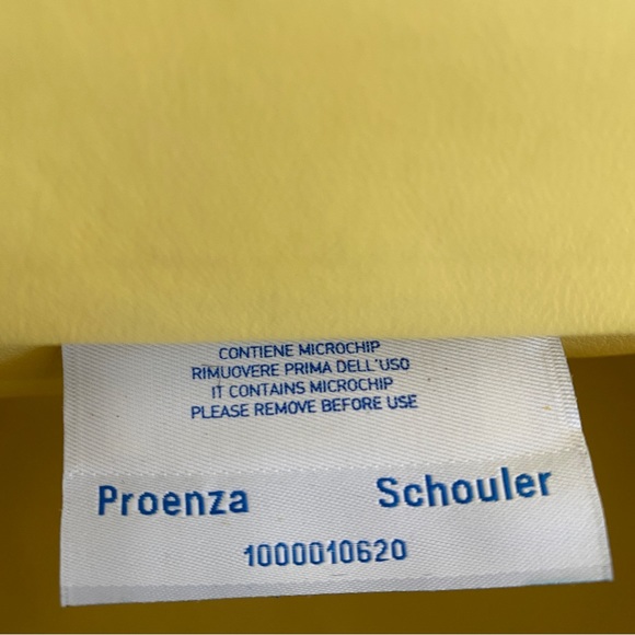 Proenza Schouler Yellow Python Courier Shouder bag - Picture 12 of 15